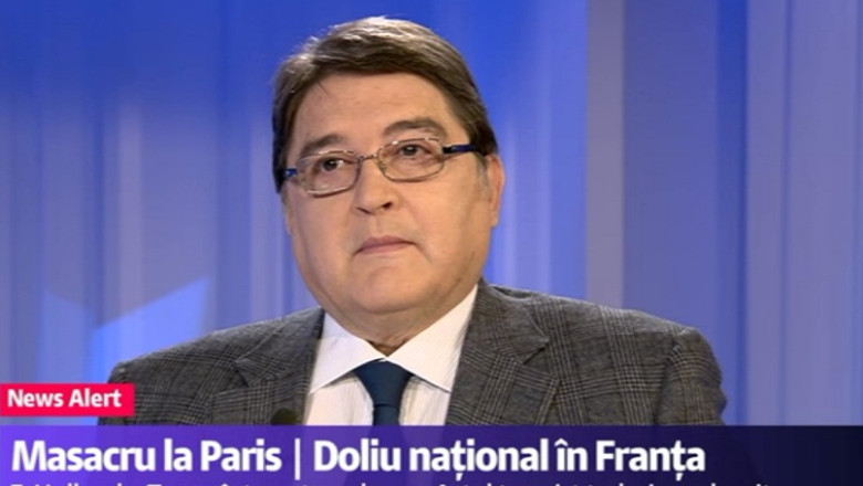 ATAC TERORIST PARIS. Emil Hurezeanu: Ma despart categoric de opiniile prietenului C.T. Popescu Imagine