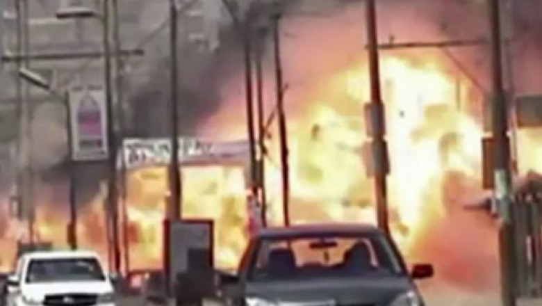 Atentat care il viza pe ministrul egiptean de Interne, surprins de o camera de supraveghere Imagine