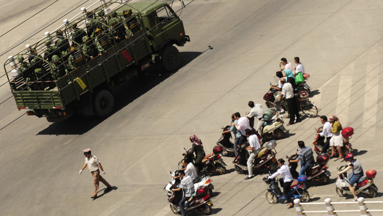 Atentat cu 31 de morti, in China Imagine