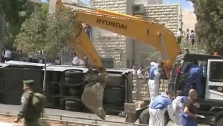Atentat la Ierusalim. Atacatorul palestinian a fost impuscat mortal de politia israeliana Imagine