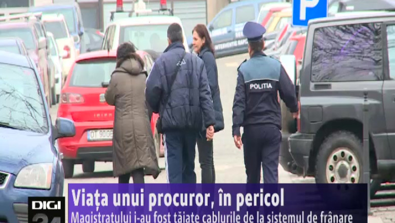 Atentat la viata unui procuror. Magistratului i-au fost taiate cablurile de la sistemul de franare al masinii Imagine