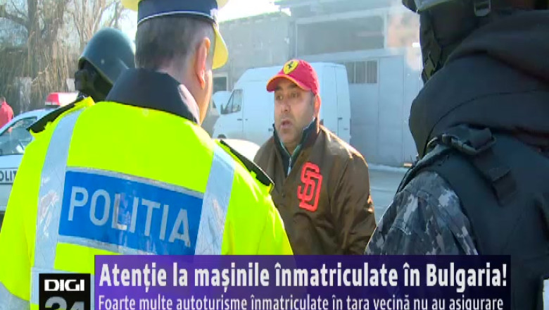 Atentie la masinile inmatriculate in Bulgaria! Multe autoturisme inmatriculate in tara vecina nu au asigurare  Imagine