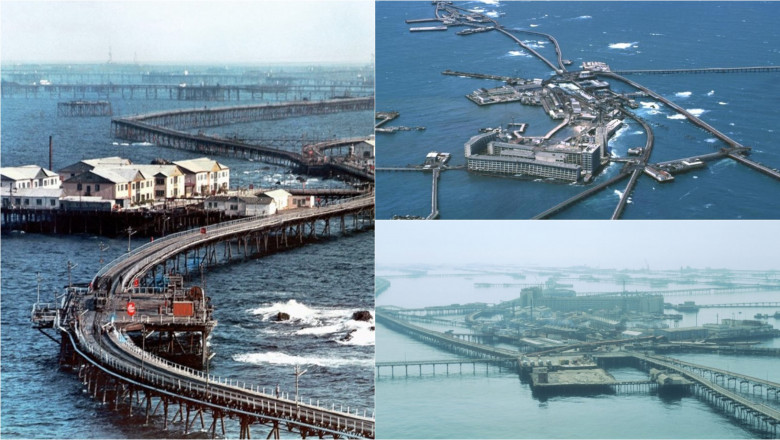 „Atlantida lui Stalin”, uluitorul oras plutitor din mijlocul Marii Caspice care risca sa produca un dezastru ecologic de proportii Imagine