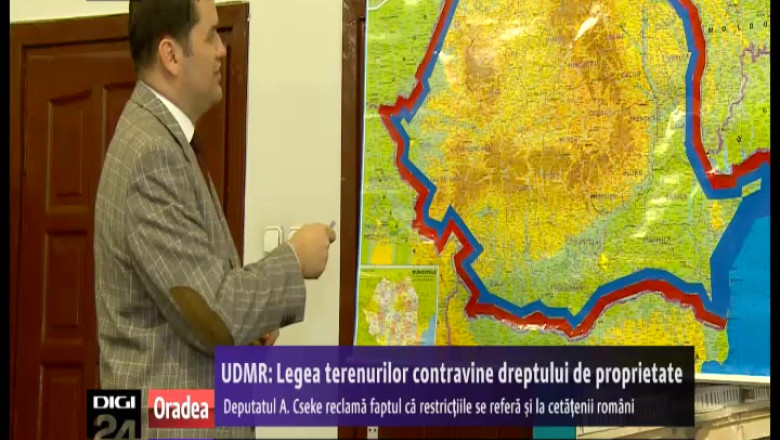 Attila Cseke, deputat UDMR de Bihor: Legea terenurilor contravine dreptului de proprietate Imagine