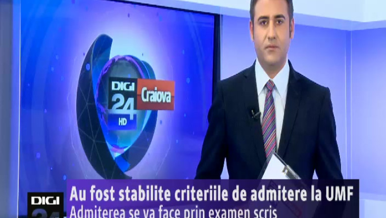 Au fost stabilite criteriile de admitere la UMF Craiova Imagine