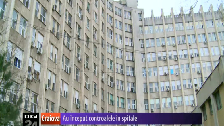 Au inceput controalele in spitale. La Craiova, inspectorii DSP Dolj au facut verificari in sectiile Spitalului Judetean Imagine