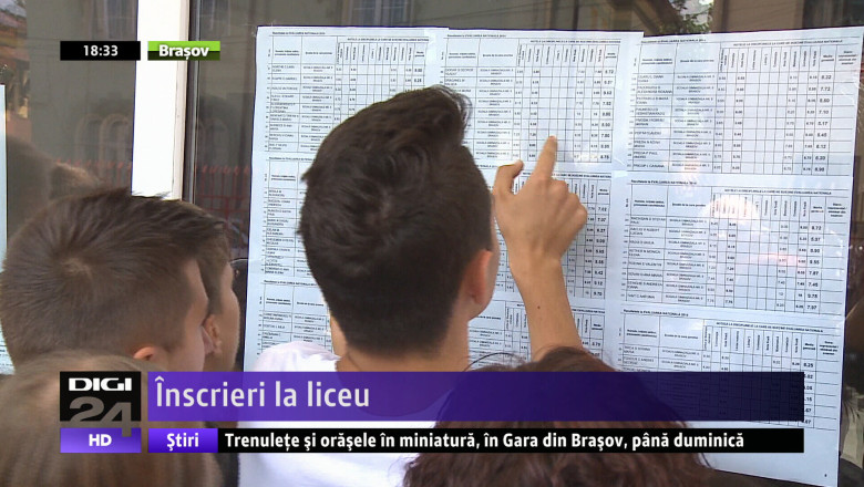 Au inceput inscrierile la liceu Imagine