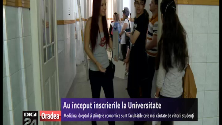 Au inceput inscrierile la Universitatea din Oradea Imagine