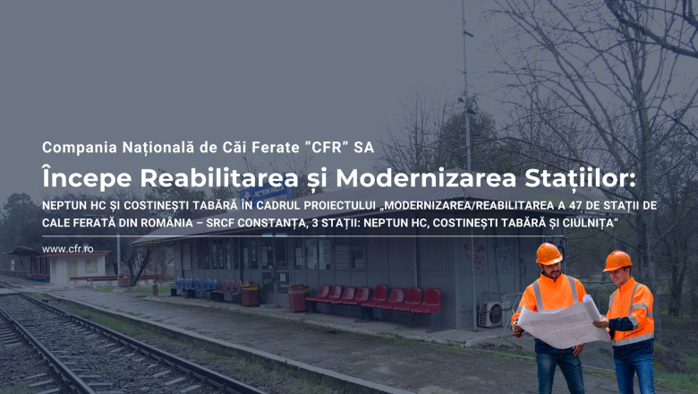 Au inceput lucrarile de modernizare a statiei Neptun. Cand demareaza proiectul la Costinesti Tabara Imagine