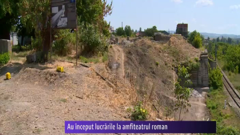 Au inceput lucrarile la amfiteatrul roman Imagine
