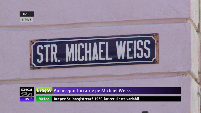 Au inceput lucrarile pe strada Michael Weiss Imagine