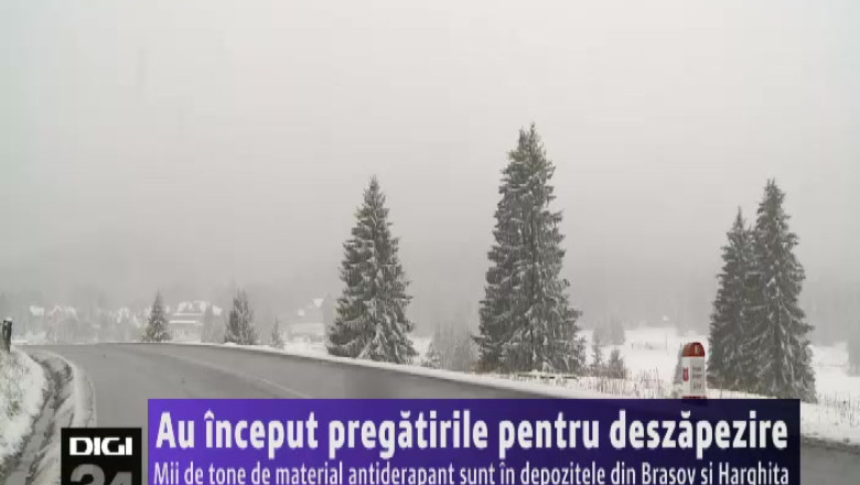 Au inceput pregatirile pentru deszapezire Imagine