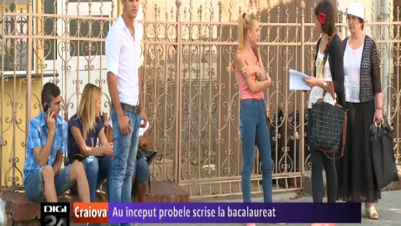 Au inceput probele scrise la bacalaureat. In Dolj, sapte elevi au fost eliminati din examen Imagine