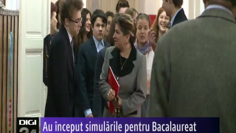 Au inceput simularile pentru Bacalaureat Imagine