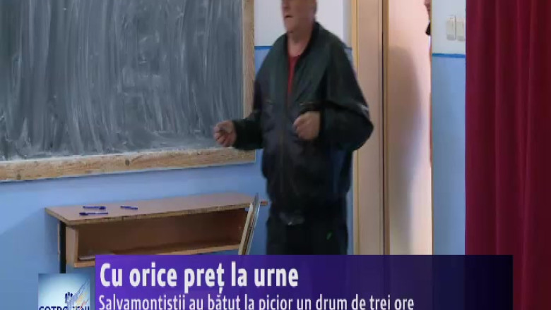 Au mers pe jos trei ceasuri, doar pentru ca au vrut cu orice pret sa isi exprime optiunea pentru viitorul presedinte al tarii Imagine