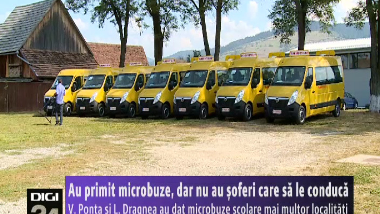  Au primit microbuze, dar nu au soferi care sa le conduca Imagine