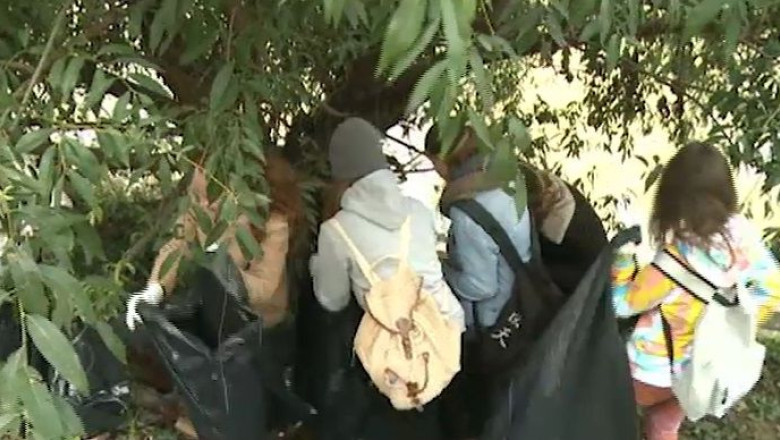 Au spus NU gunoaielor. 200 de voluntari au curatat canalul Bega Imagine