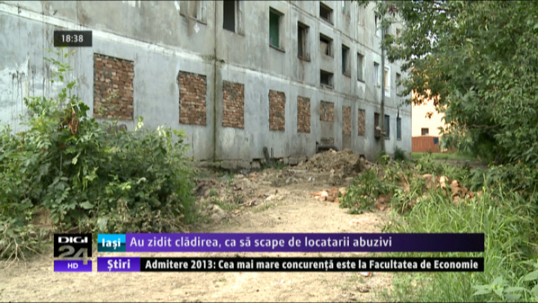Au zidit cladirea, ca sa scape de locatarii abuzivi Imagine