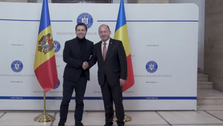 Aurescu a discutat cu omologul sau de la Chisinau despre integrarea europeana a R. Moldova si despre provocarile de securitate Imagine