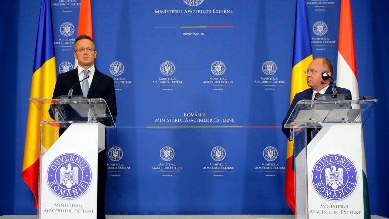 Aurescu i-a cerut lui Szijjarto ca oficialii ungari care vin in vizite private sa respecte in discursul lor „sensibilitatile Romaniei” Imagine
