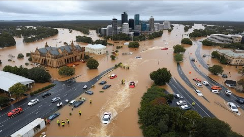Australia e sub ape. Inundatii devastatoare. O persoana a murit, mii au fost evacuate Imagine