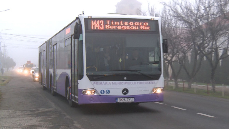 Autobuzul spre localitatile invecinate Timisoarei transporta... nemultumiri Imagine