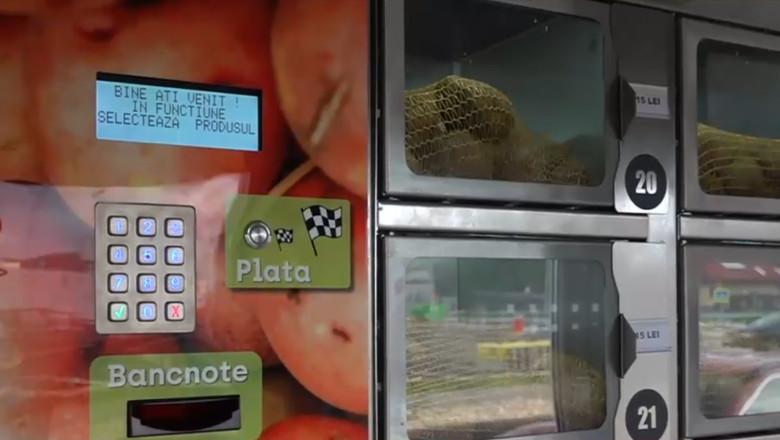Automate pentru cartofi, lapte si oua. Fermierii din tara isi pot vinde produsele la preturi mai mici, non-stop Imagine