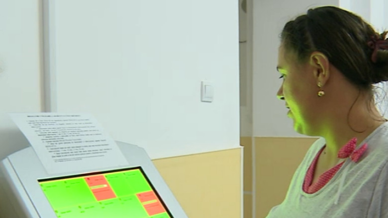 Automatul cu imagini. Pacientele maternitatii din Iasi platesc o taxa pentru televizor Imagine