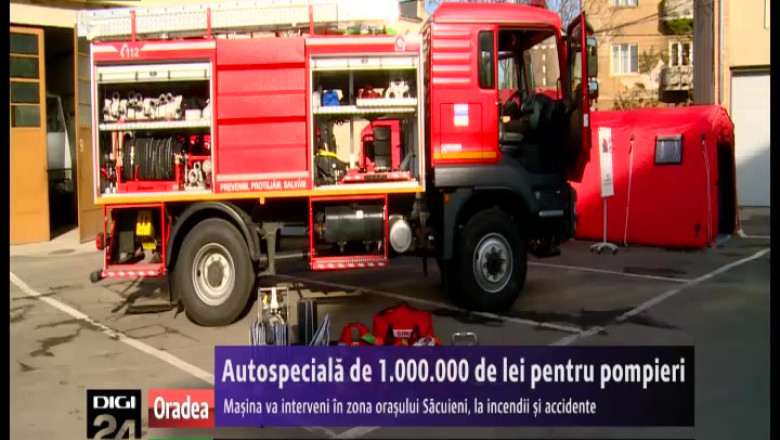 Autospeciala de 1.000.000 de lei pentru pompierii din Bihor Imagine