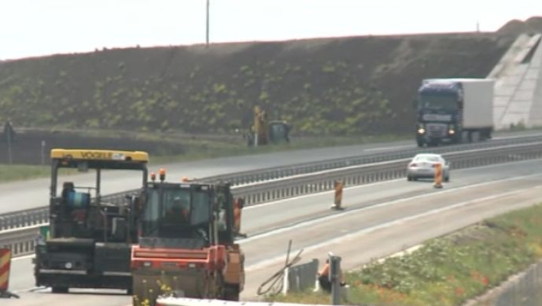 Autostrada care nu se mai termina. Lucrarile pe tronsonul Arad-Timisoara trebuie finalizate astazi Imagine