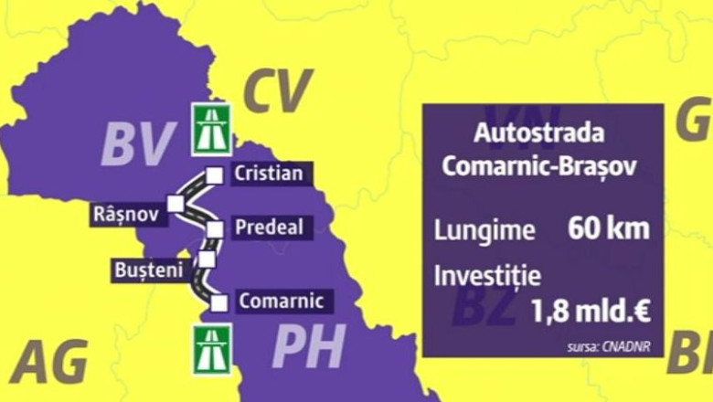 Autostrada Comarnic-Brasov, mai scumpa. Soferii ar putea plati o taxa de peste sapte lei Imagine