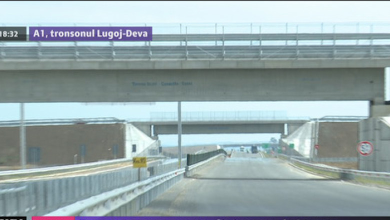 Autostrada Lugoj-Deva: tronson aproape gata, fara punct de intrare Imagine