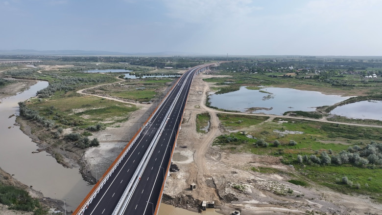 Autostrada Moldovei A7: Al doilea cel mai lung pod rutier din Romania, deschis circulatiei Imagine
