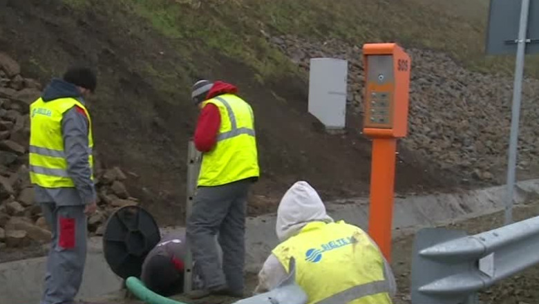 Autostrada Orastie-Sibiu, fara telefoane de urgenta  Imagine