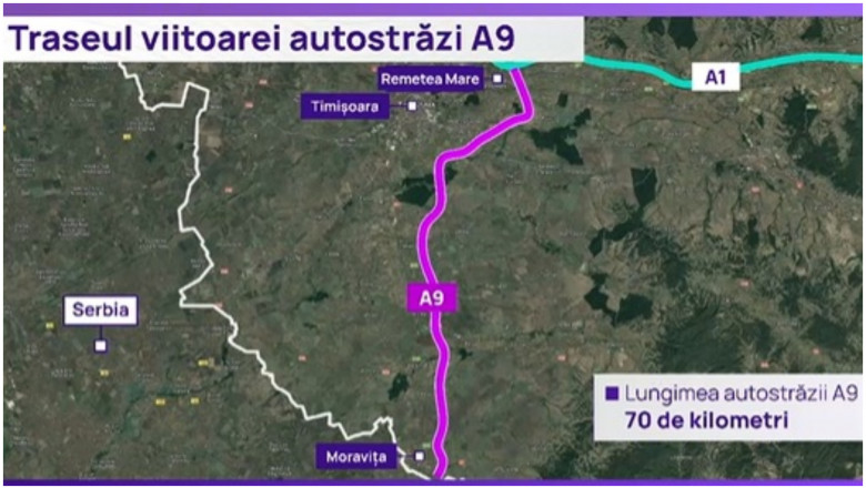 Autostrada Timisoara - Moravita intra in linie dreapta. Cand va fi gata soseaua de 70 de kilometri care va lega Romania de Serbia Imagine
