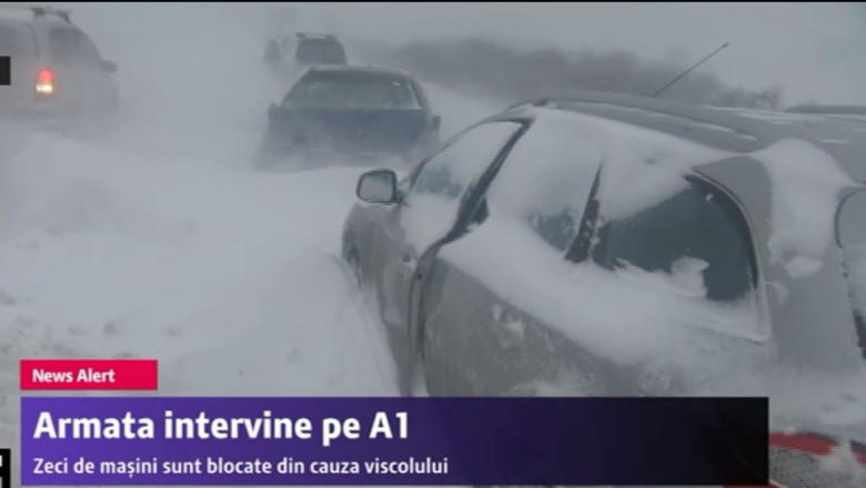 Autostrazile spre Constanta, Pitesti si Ploiesti raman inchise. Cod portocaliu pentru 13 judete si Capitala pana duminica seara Imagine