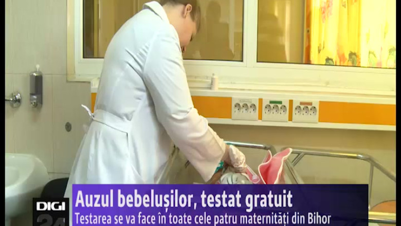Auzul bebelusilor, testat gratuit in toate cele patru maternitati din Bihor Imagine