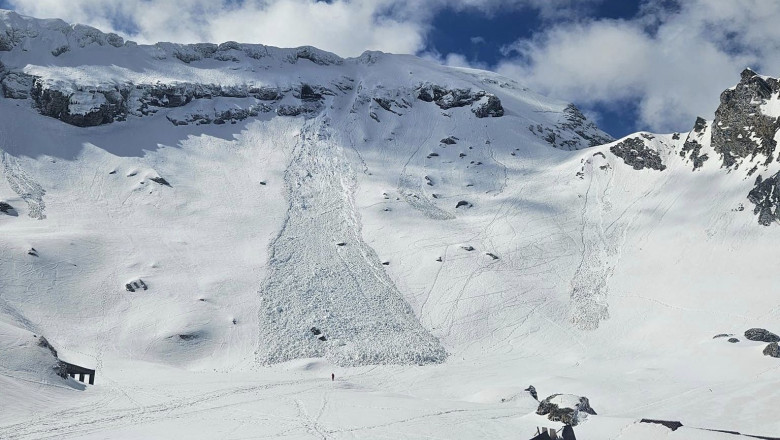 Avalansa la Balea Lac, unde este risc mare de producere a unor noi alunecari de zapada. „Clasica de Balea a venit mai repede” Imagine