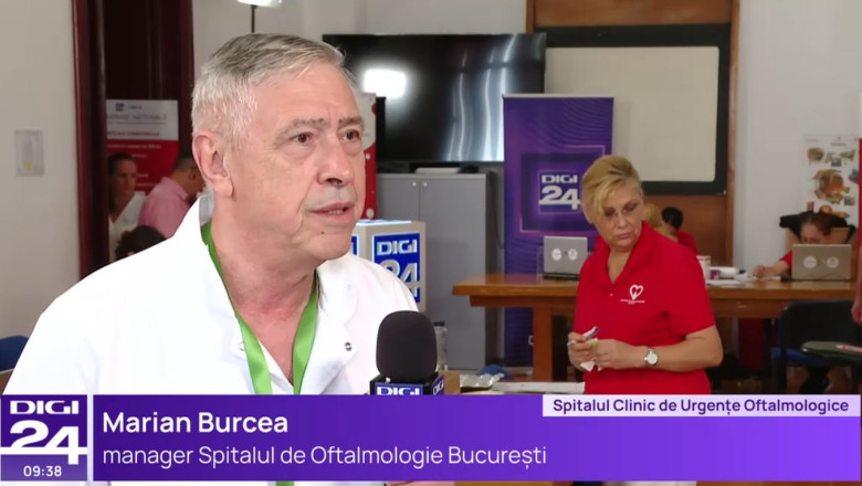 Avem acelasi sange. Marian Burcea, managerul Spitalului Clinic de Urgente Oftalmologice: "Donarea de sange nu afecteaza sanatatea" Imagine