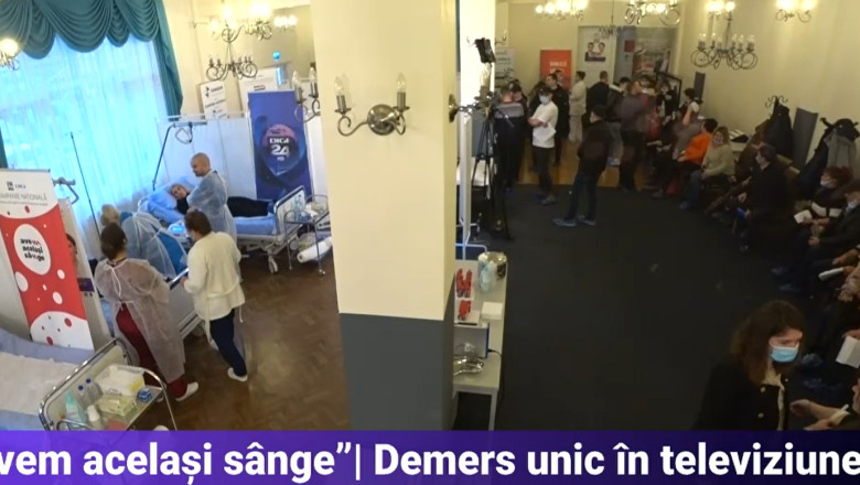 „Avem acelasi sange”. Medicii militari s-au alaturat campaniei de donare de sange initiate de Digi24 Imagine