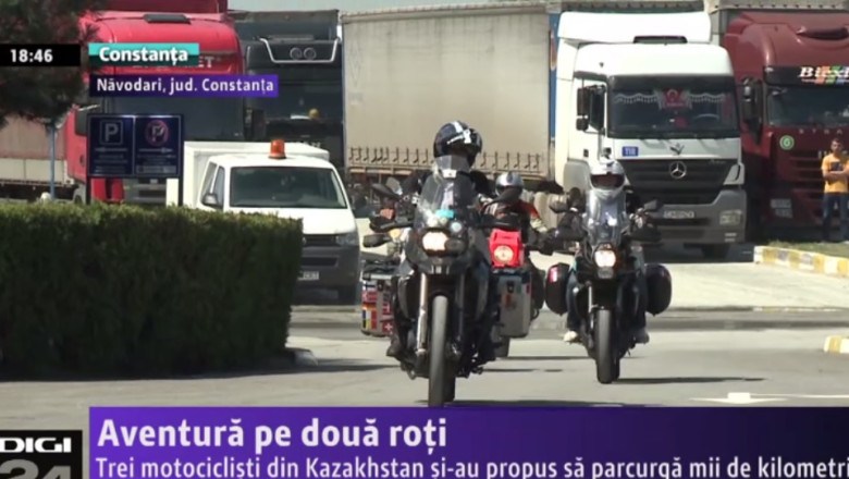 Aventura pe doua roti. Trei motociclisti din Kazakhstan parcurg mii de kilometri Imagine