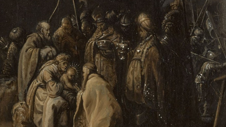 Aventura unei picturi de Rembrandt. Tabloul evaluat la 15.000 de dolari a ajuns la cateva milioane in doi ani Imagine