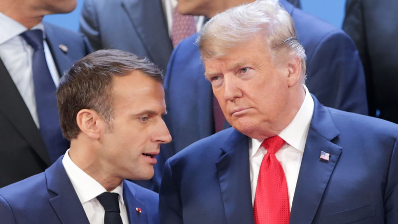 Avertismentul lui Macron pentru Trump: „Nu puteti purta un razboi comercial impotriva Chinei si a Europei in acelasi timp” Imagine