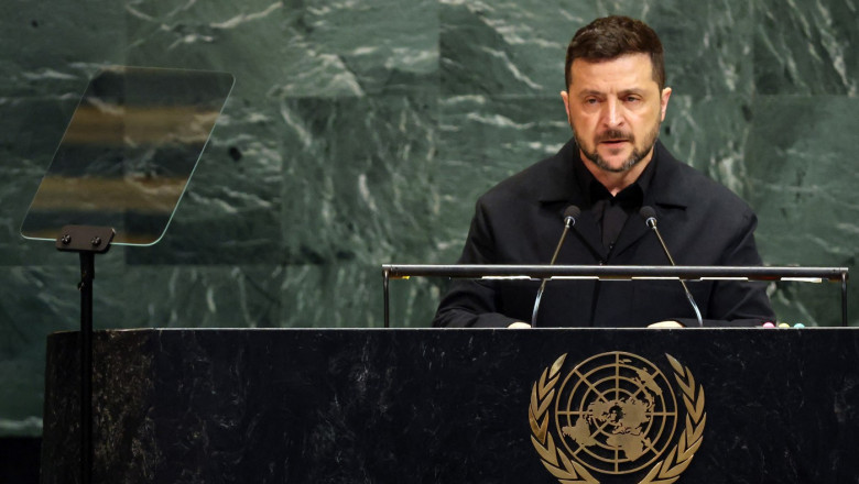 Avertismentul lui Zelenski la ONU: „Oprirea lui Putin acum costa mai putin decat o catastrofa globala” Imagine