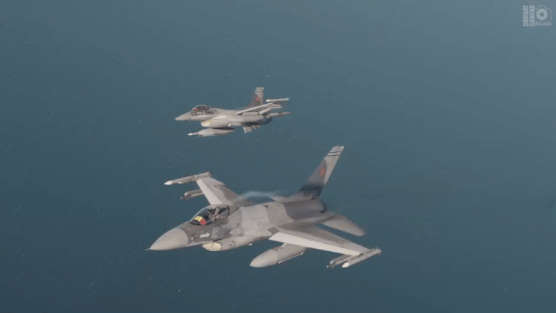 Avioanele F-16 romane au exersat atacuri la sol si misiuni de „interdictie aeriana” intr-un exercitiu NATO in tarile baltice Imagine