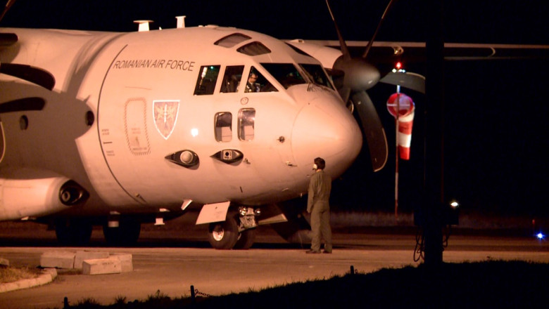 Avion militar, in loc de elicopter. Doi copii in stare grava au fost transportati la Bucuresti Imagine