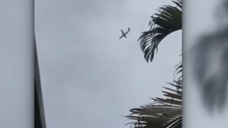 Avion prabusit in Brazilia. Care ar putea fi cauza care a dus la tragedia aviatica. Pilot: „A avut o evolutie foarte, foarte rara” Imagine