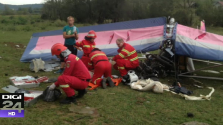 Avion prabusit in Maramures. Epava va fi adusa la Bucuresti pentru expertiza  Imagine