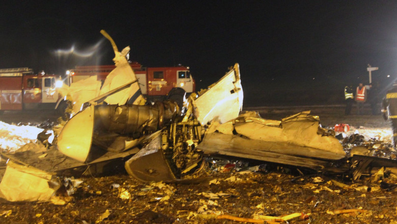 Avionul care s-a prabusit in Rusia a fost folosit trei ani si de compania Blue Air Imagine