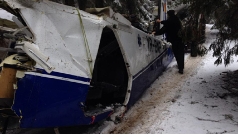 Avionul prabusit in Apuseni, fara probleme la motor  Imagine